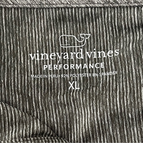 Vinyard Vines Performance Polo Mens XL Sankaty Destin Stripe Print Golf Shirt - Picture 7 of 8